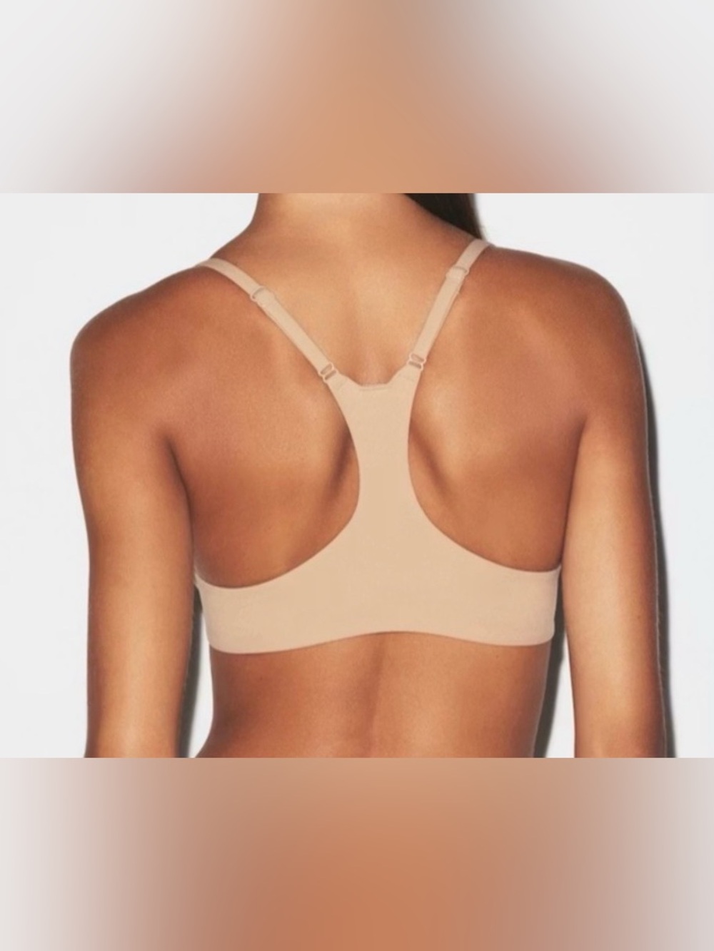 SKIMS Fit’s Everybody Demo Racerback Bra - Clay - Picture 2 of 5